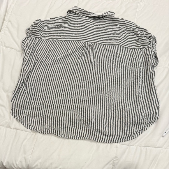 **Jane & Delancey Striped Button-Up Shirt | Size 2X** - Picture 2 of 5